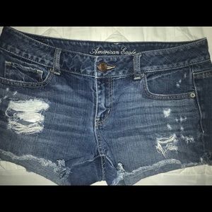 American eagle jean shorts